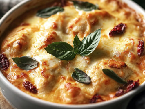 Pollo Cremoso ai Pomodori Secchi Toscani