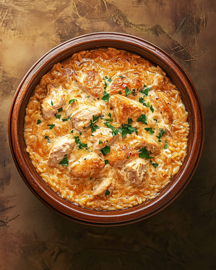 Casseruola di pollo e riso in ununica pentola