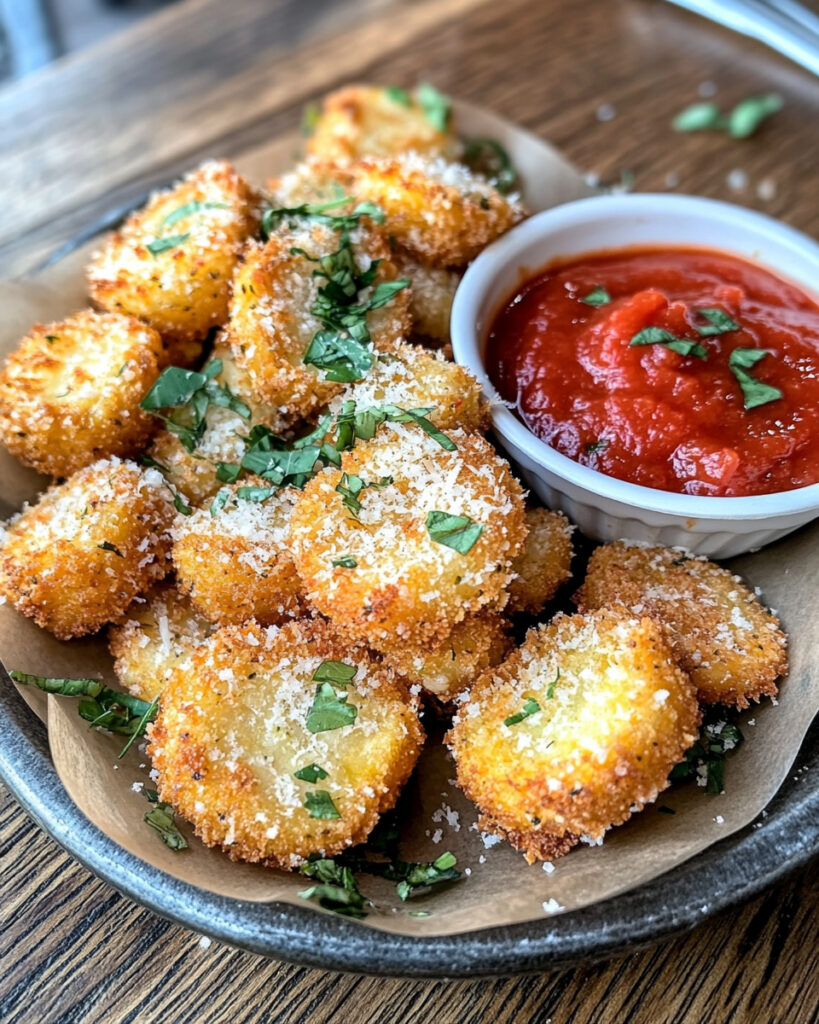 Zucchine fritte con crosta di parmigiano