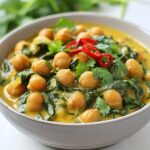 Chickpea and Spinach Curry