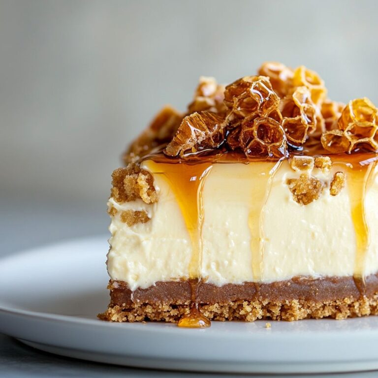 Honeycomb Cheesecake Cake