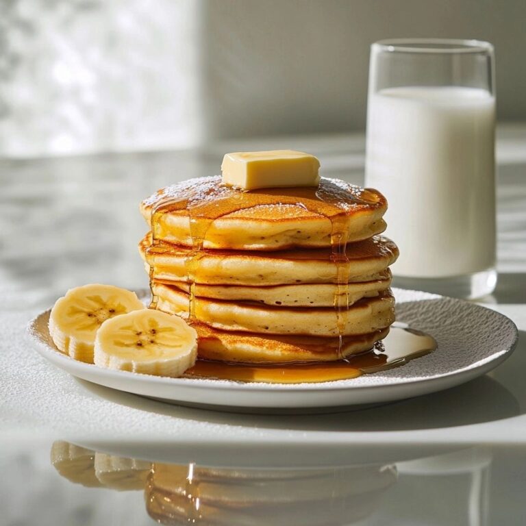 Banana Pancake Bliss breakfast idea