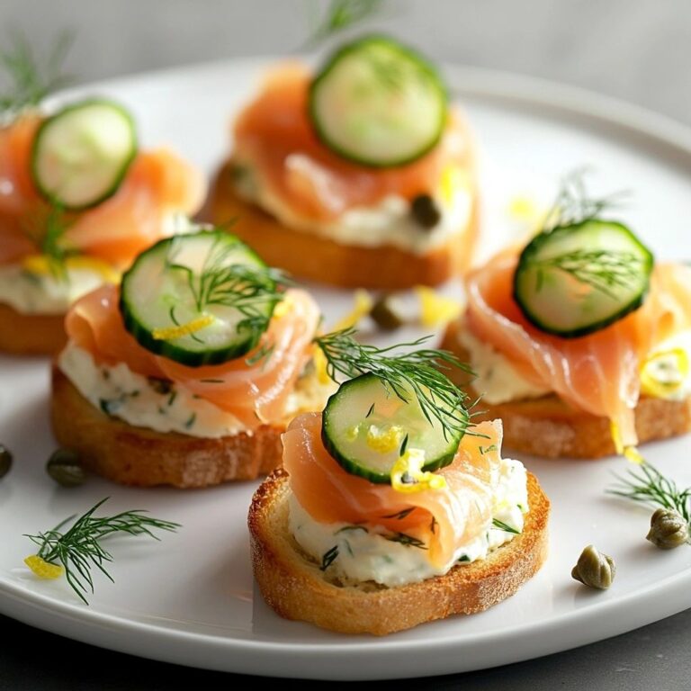 Elegant Smoked Salmon Canapés: New Year’s Eve Party Ideas