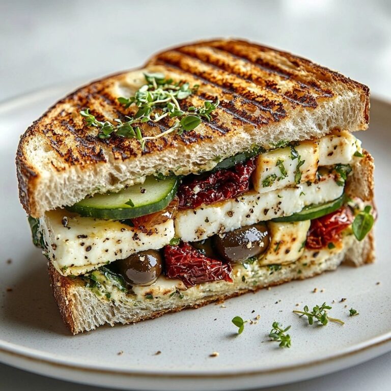 Gourmet Mediterranean Panino Party Pleaser