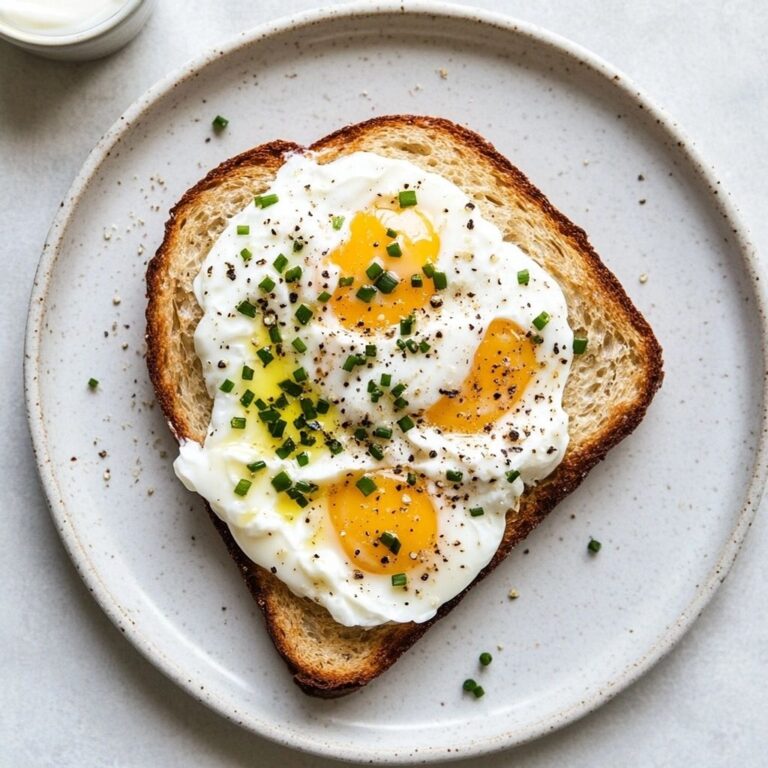Healthy Smashed Egg Toast with Yogurt flavor