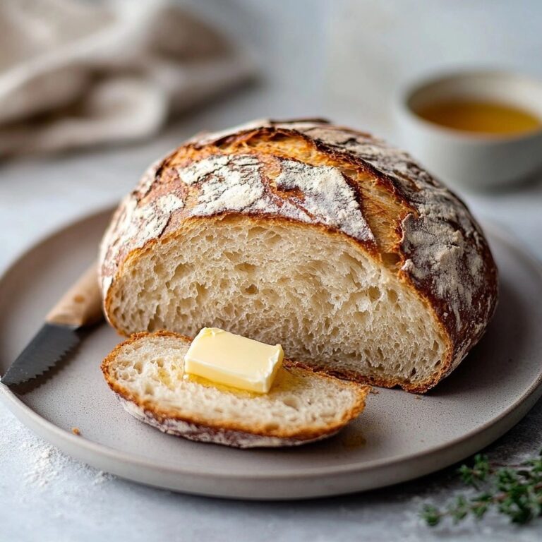 Homemade Rustic No Yeast Bread Recipe